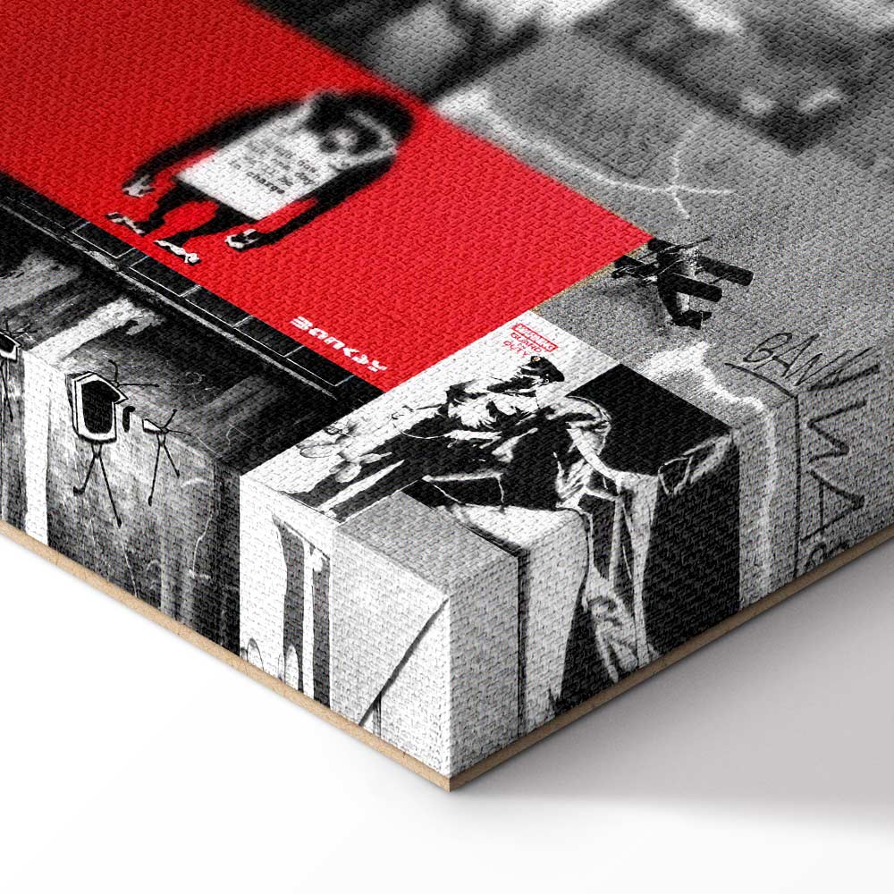 Banksy Street Art Urban Graffiti Canvas Print