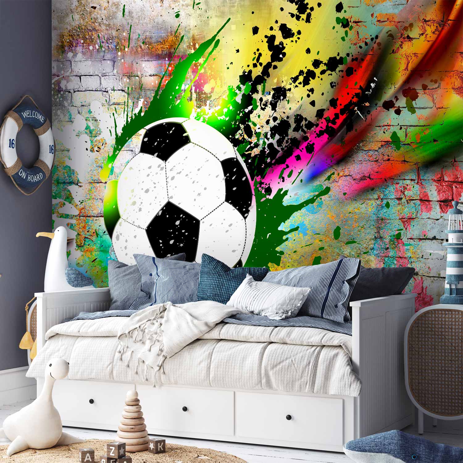 Urban Street Sport Graffiti Wall Mural