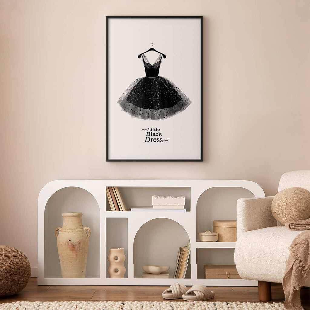 Little Black Dress Fashion Poster