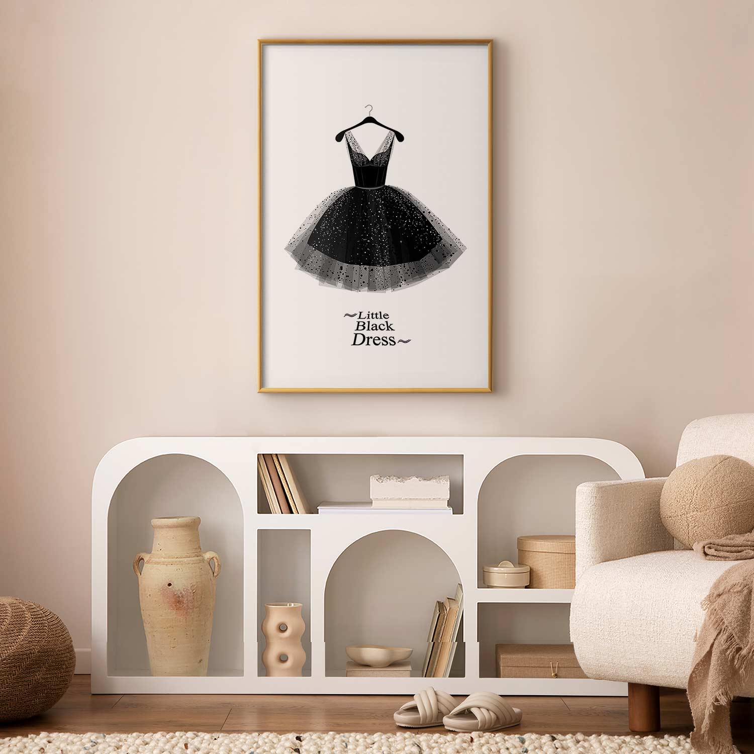 Little Black Dress Fashion Poster