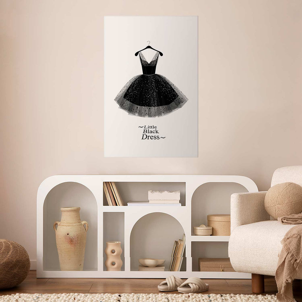 Little Black Dress Fashion Poster
