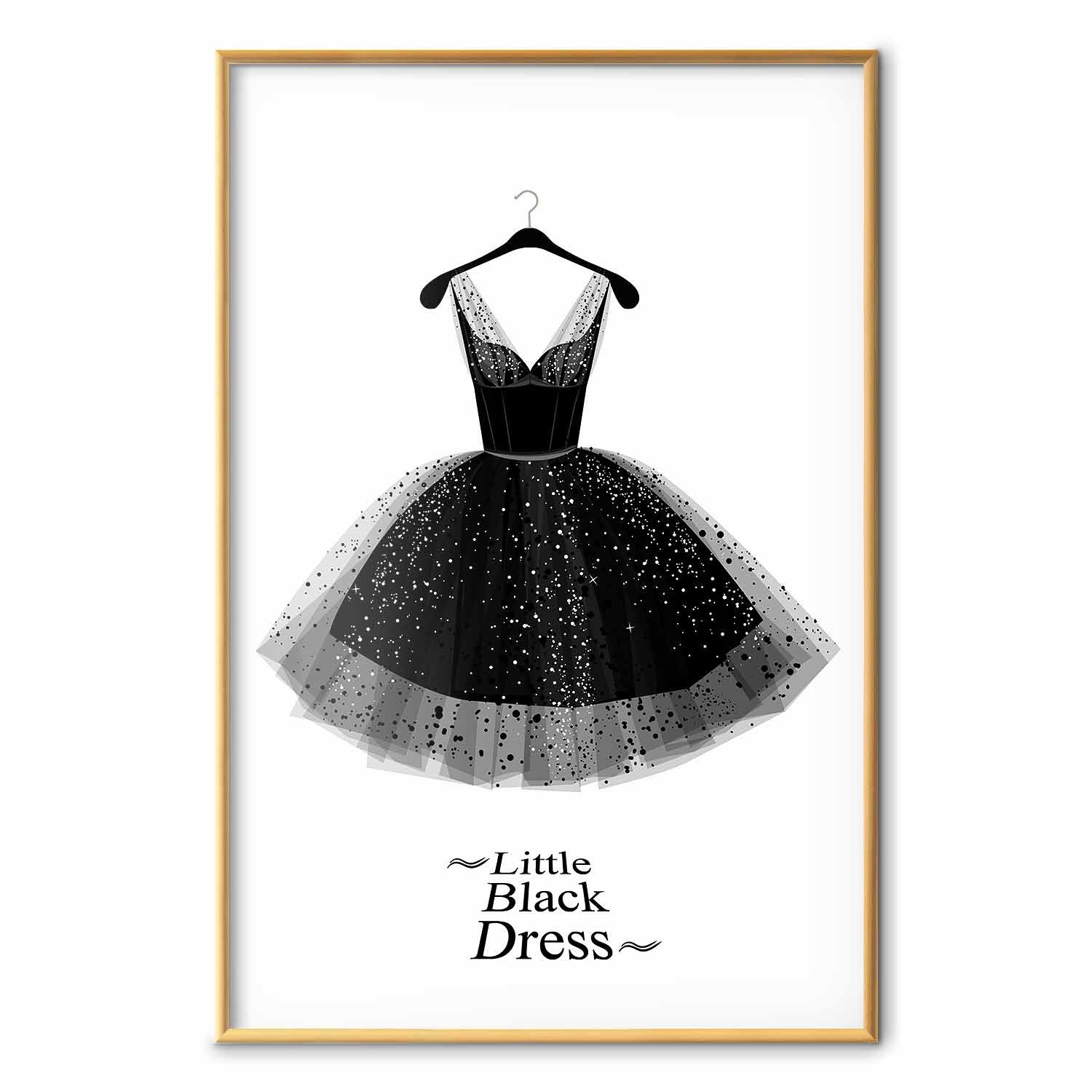 Little Black Dress Fashion Poster