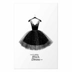 Little Black Dress Fashion Poster
