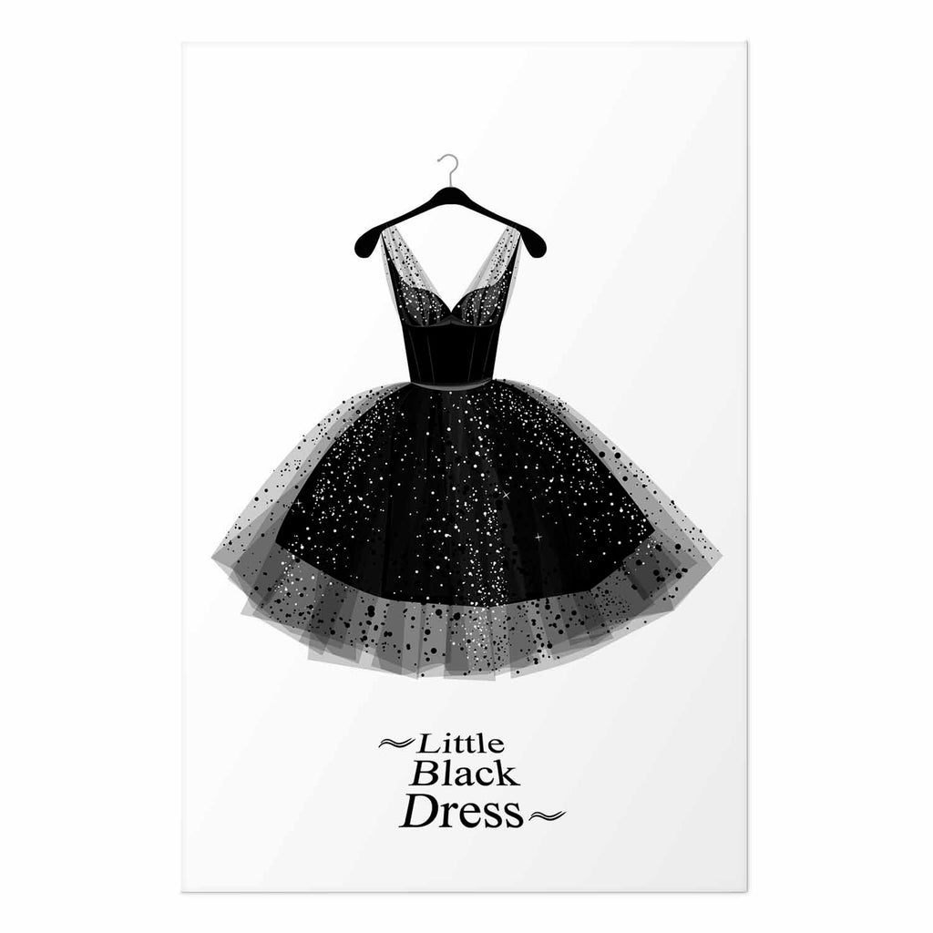 Little Black Dress Fashion Poster