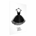 Little Black Dress Fashion Poster