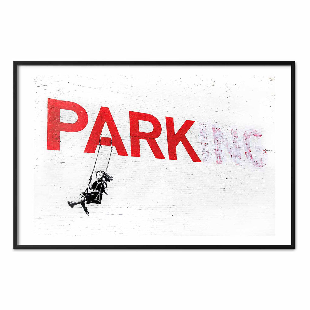 Graffiti Girl Street Art Poster