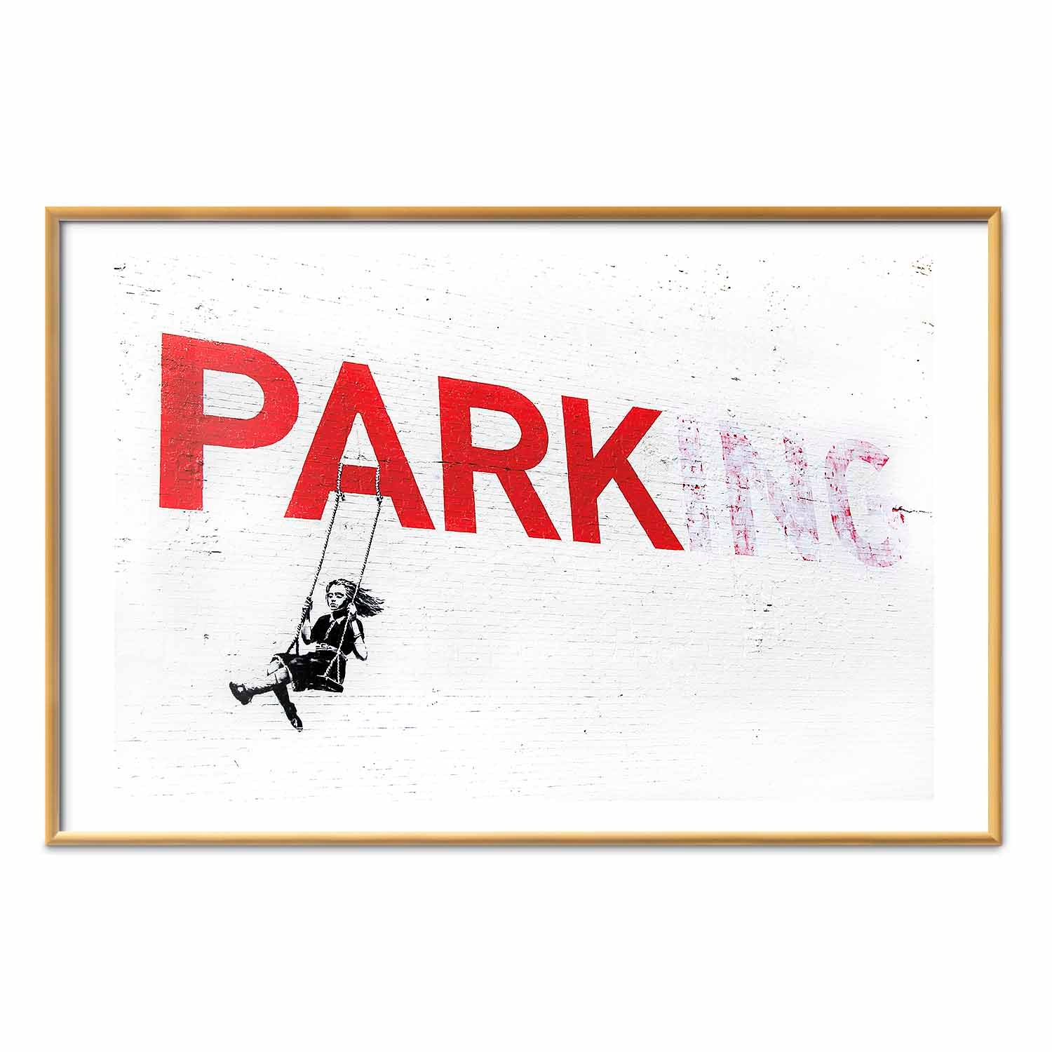 Graffiti Girl Street Art Poster