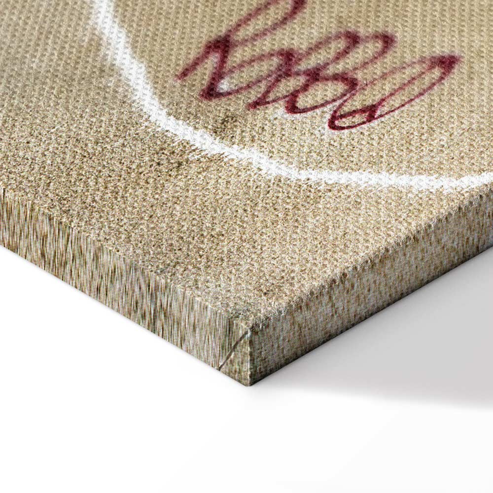 Banksy Plane Red Graffiti Canvas Print