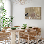 Banksy Plane Red Graffiti Canvas Print