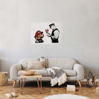 Banksy Mushroom Picker Graffiti Poster