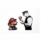 Banksy Mushroom Picker Graffiti Poster