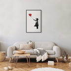 Banksy Girl with a Balloon Street Art Poster