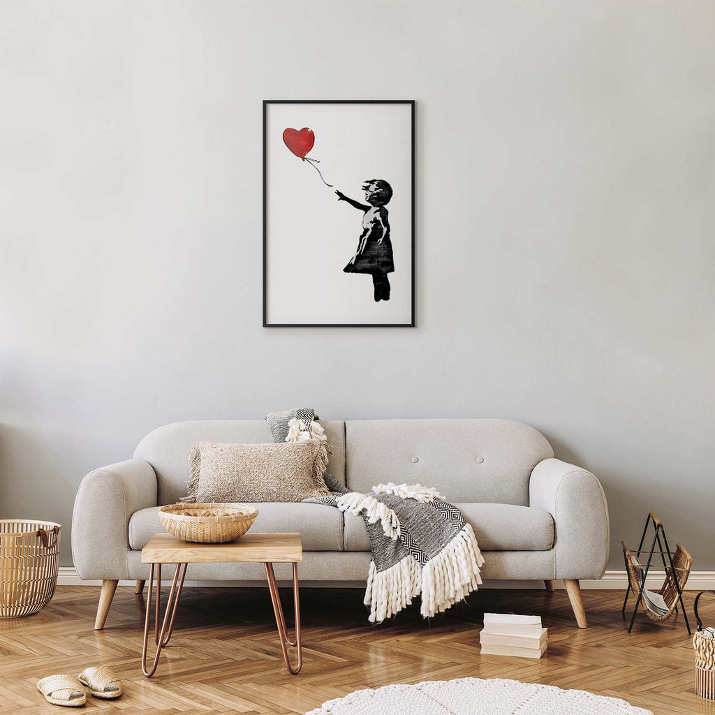 Banksy Girl with a Balloon Street Art Poster