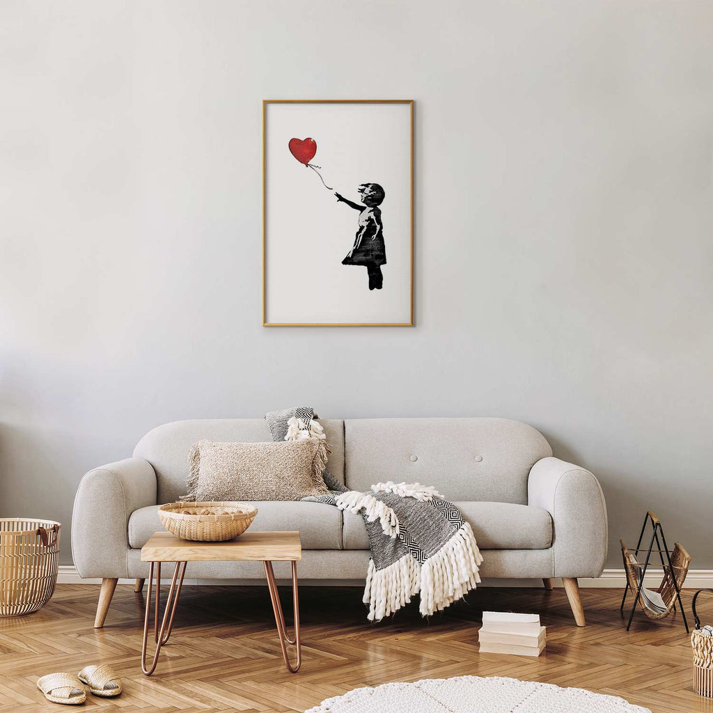 Banksy Girl with a Balloon Street Art Poster