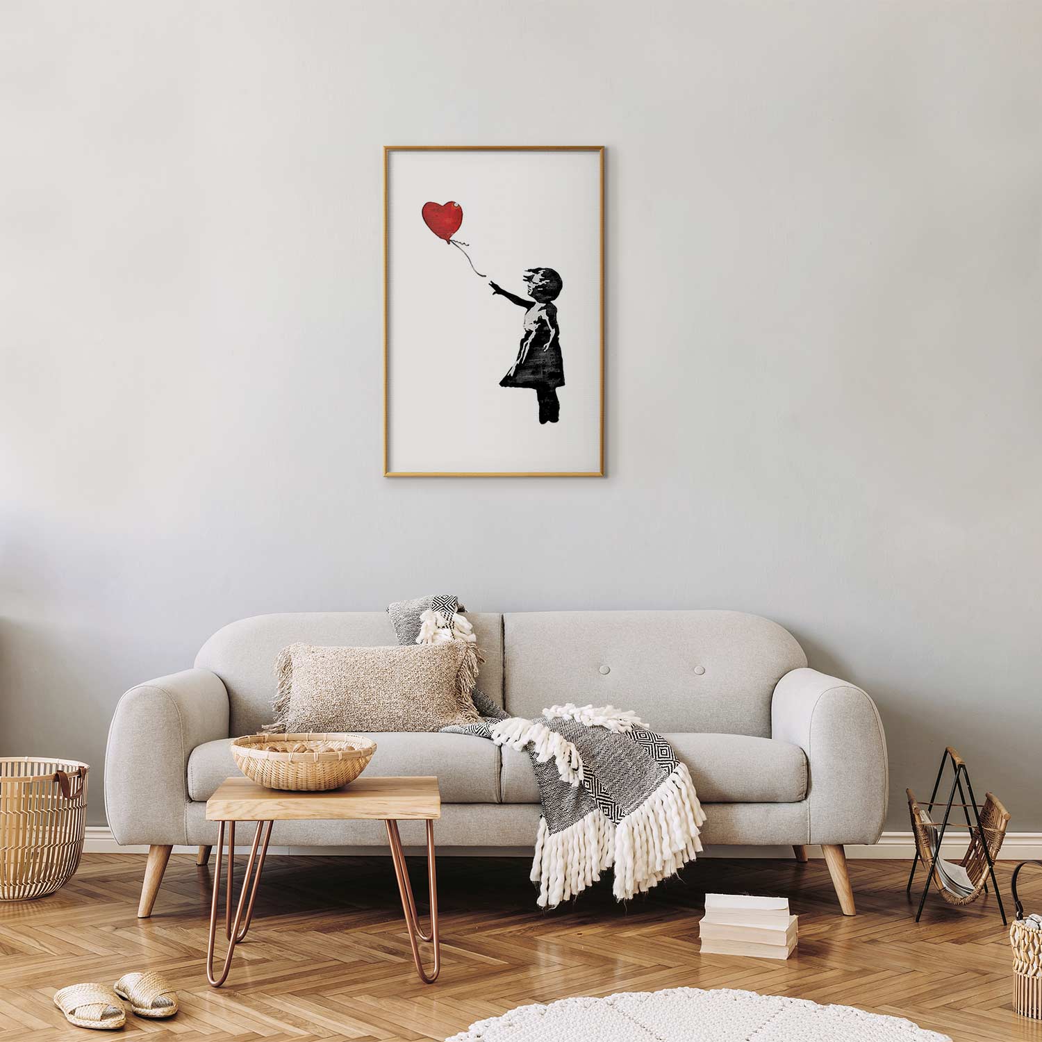 Banksy Girl with a Balloon Street Art Poster