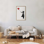 Banksy Girl with a Balloon Street Art Poster