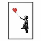 Banksy Girl with a Balloon Street Art Poster