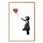 Banksy Girl with a Balloon Street Art Poster