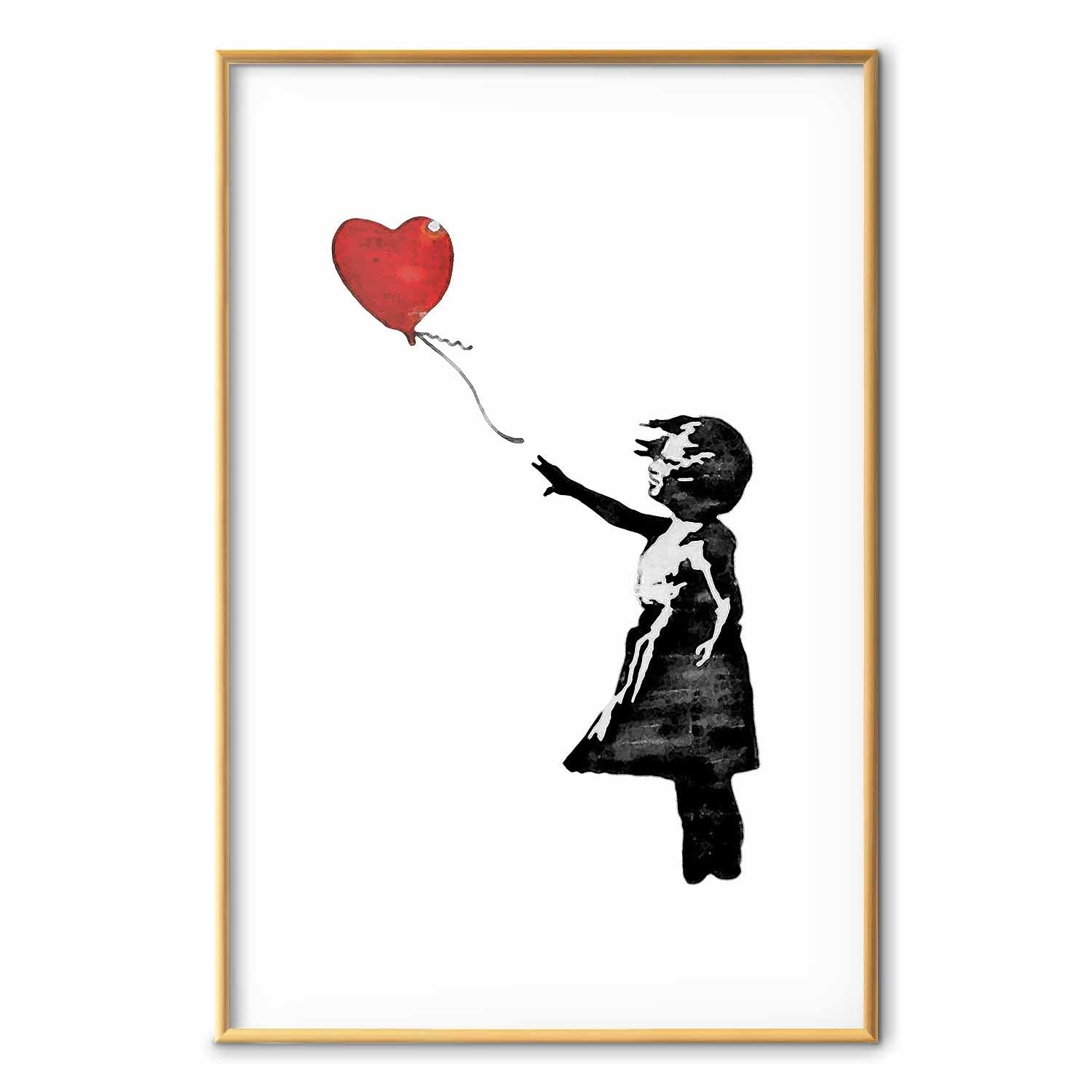 Banksy Girl with a Balloon Street Art Poster