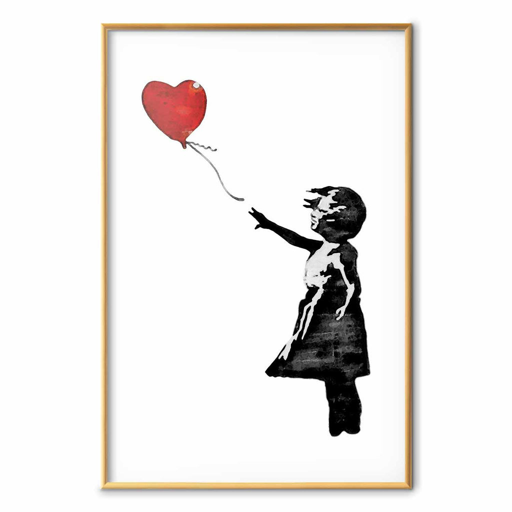Banksy Girl with a Balloon Street Art Poster