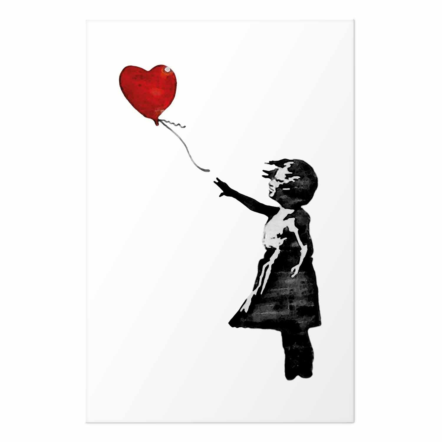 Banksy Girl with a Balloon Street Art Poster