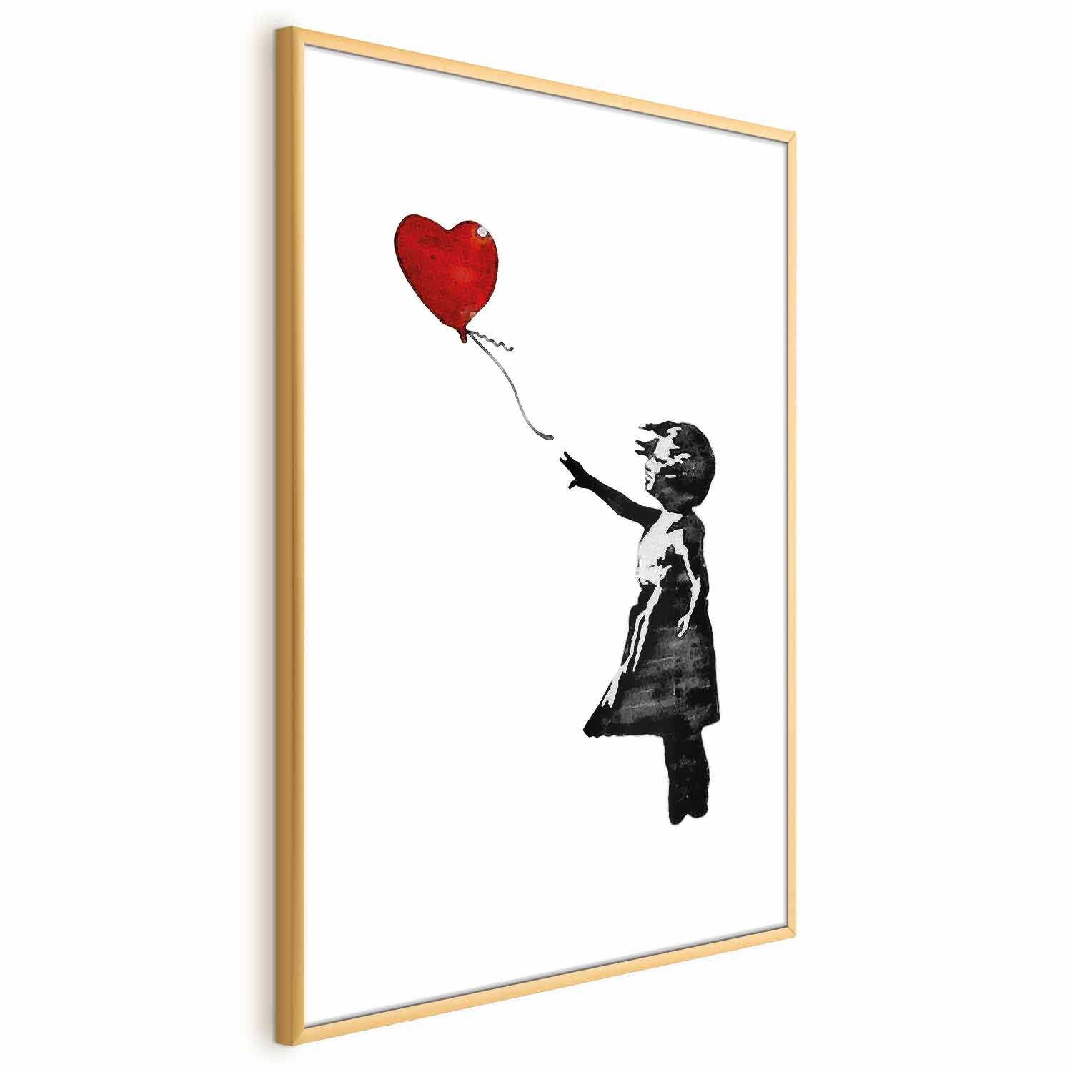 Banksy Girl with a Balloon Street Art Poster
