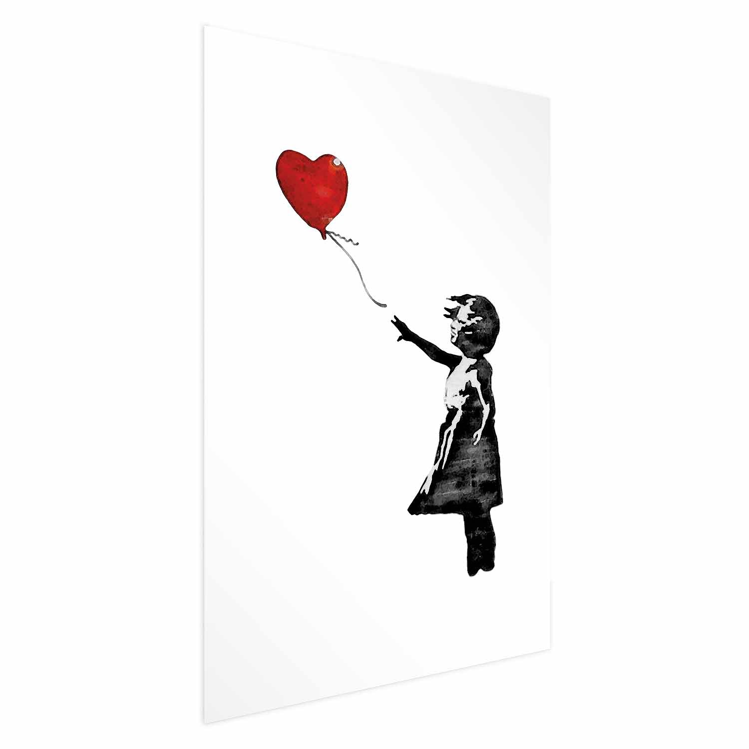 Banksy Girl with a Balloon Street Art Poster