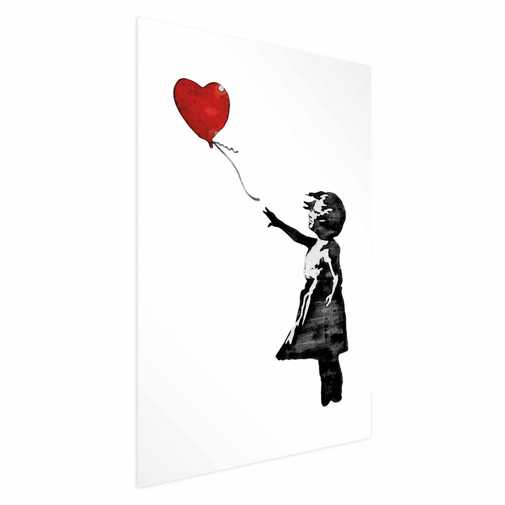 Banksy Girl with a Balloon Street Art Poster