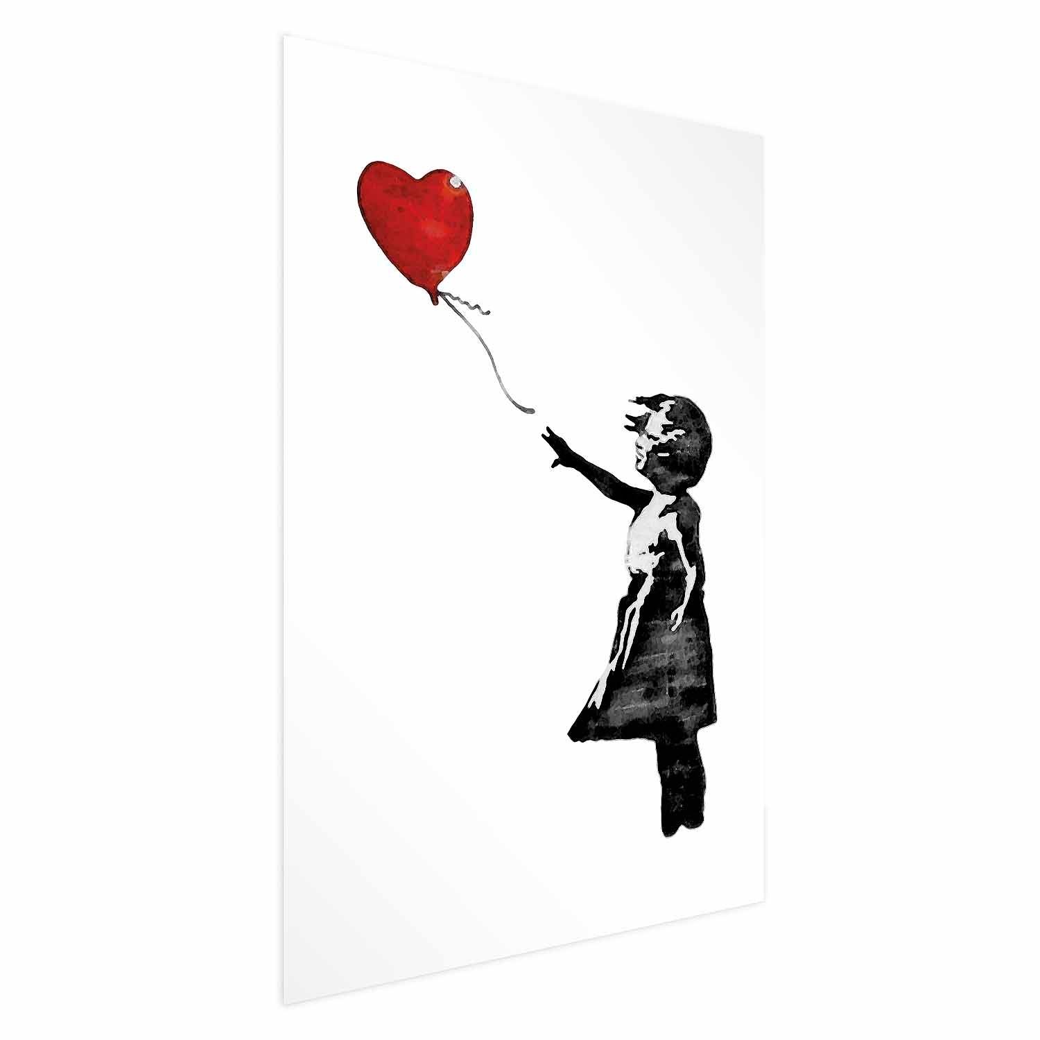 Banksy Girl with a Balloon Street Art Poster