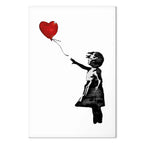 Banksy Girl with Balloon Street Art Canvas Print