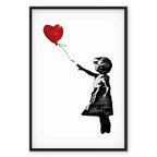 Banksy Girl with Balloon Street Art Canvas Print