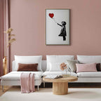 Banksy Girl with Balloon Street Art Canvas Print