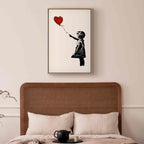 Banksy Girl with Balloon Street Art Canvas Print
