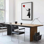 Banksy Girl with Balloon Street Art Canvas Print