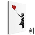 Banksy Girl with Balloon Street Art Canvas Print
