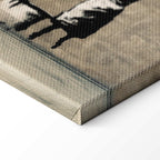 Banksy Washing Zebra Street Art Canvas Print