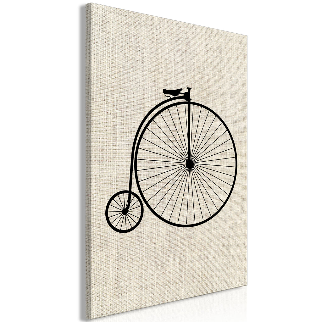Canvas Print Vintage Bicycle Vertical