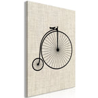 Canvas Print Vintage Bicycle Vertical