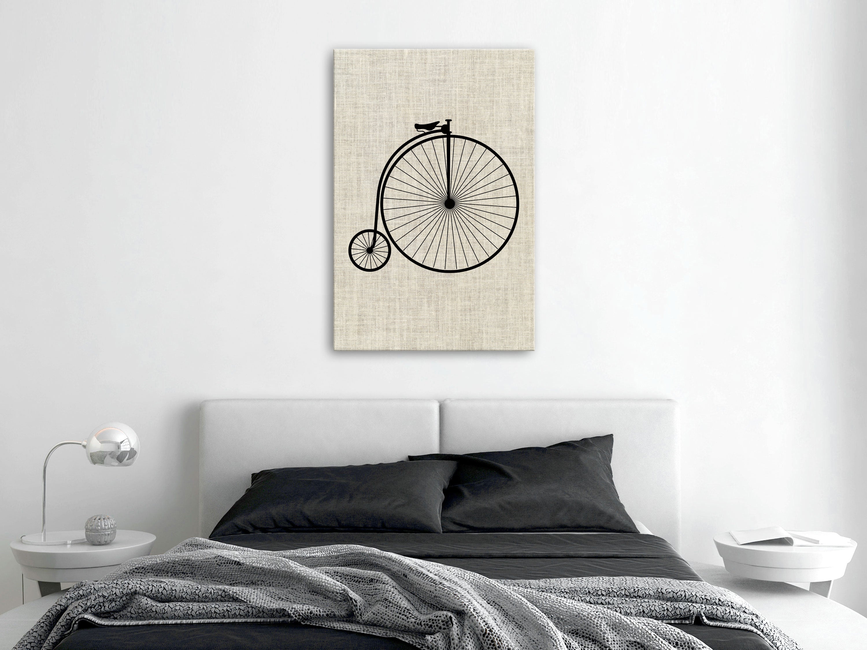 Canvas Print Vintage Bicycle Vertical