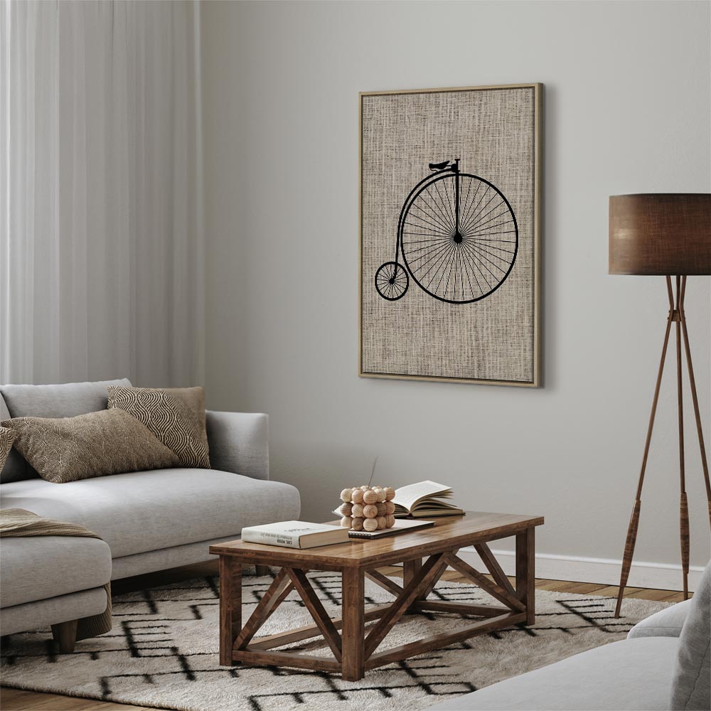 Vintage Bicycle Retro Canvas Print