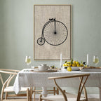 Vintage Bicycle Retro Canvas Print