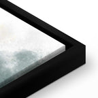 Abstract Psalm Melody Wide Canvas Print