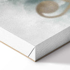 Abstract Psalm Melody Wide Canvas Print