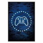 Neon Gamepad Video Games Canvas Print
