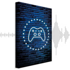 Neon Gamepad Video Games Canvas Print