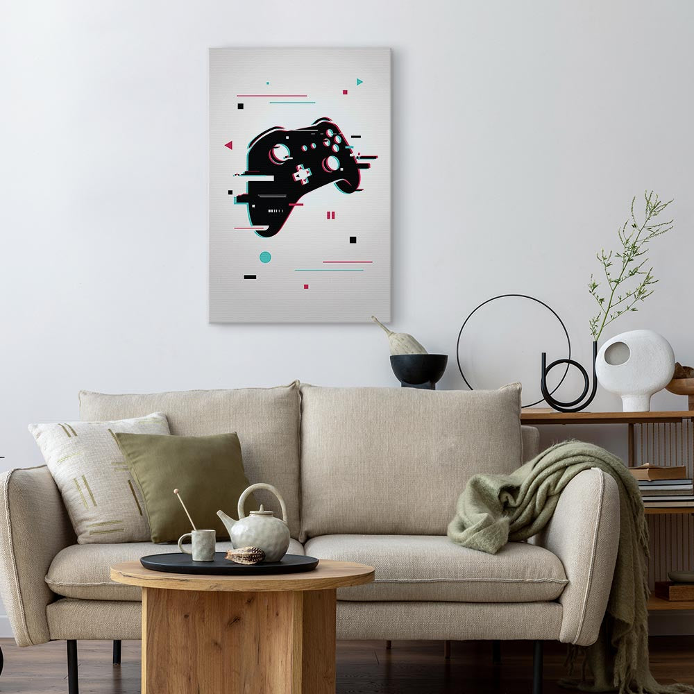 Cyberpad Street Art Modern Canvas Print