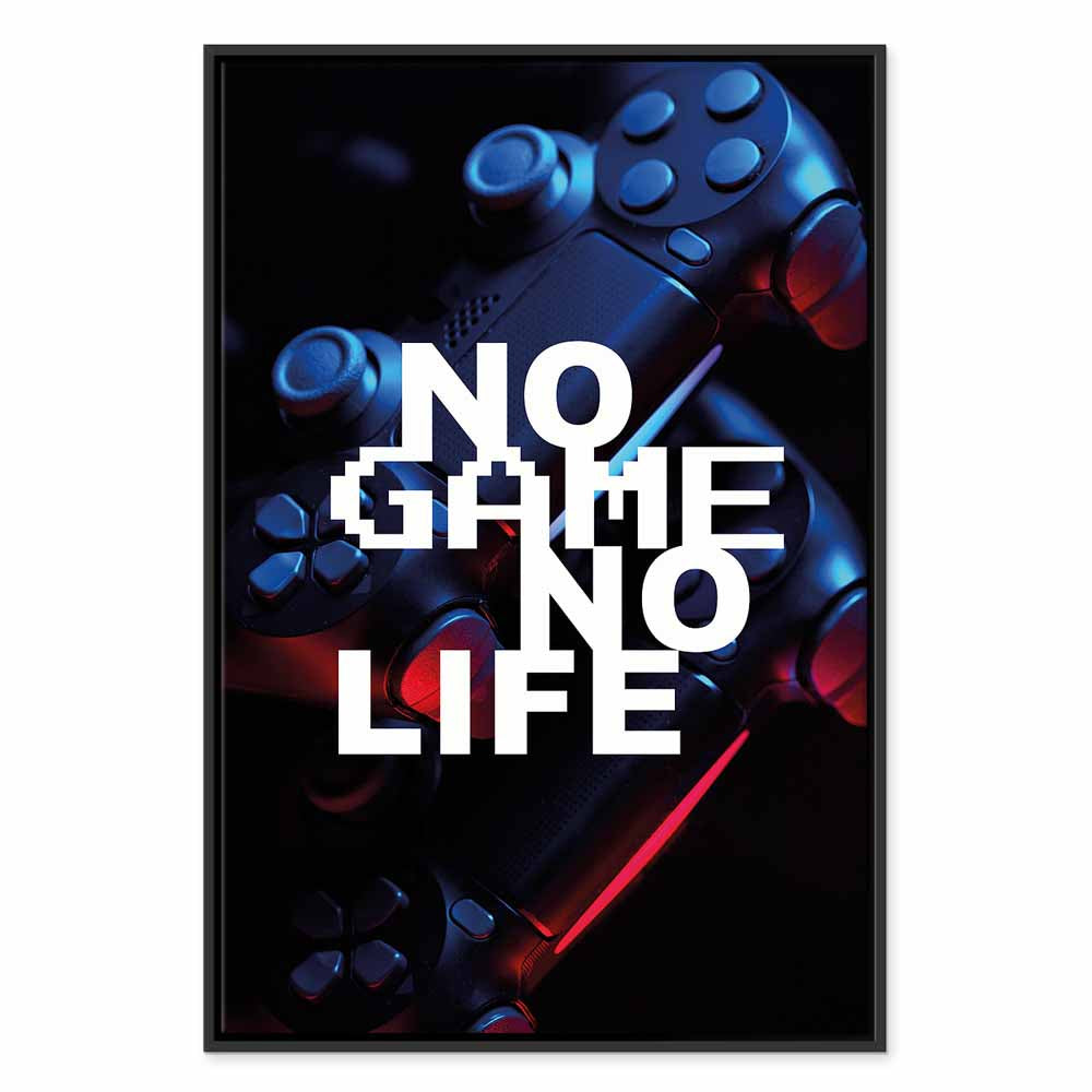 No Game No Life Anime Gaming Vertical Canvas Print