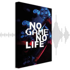 No Game No Life Anime Gaming Vertical Canvas Print