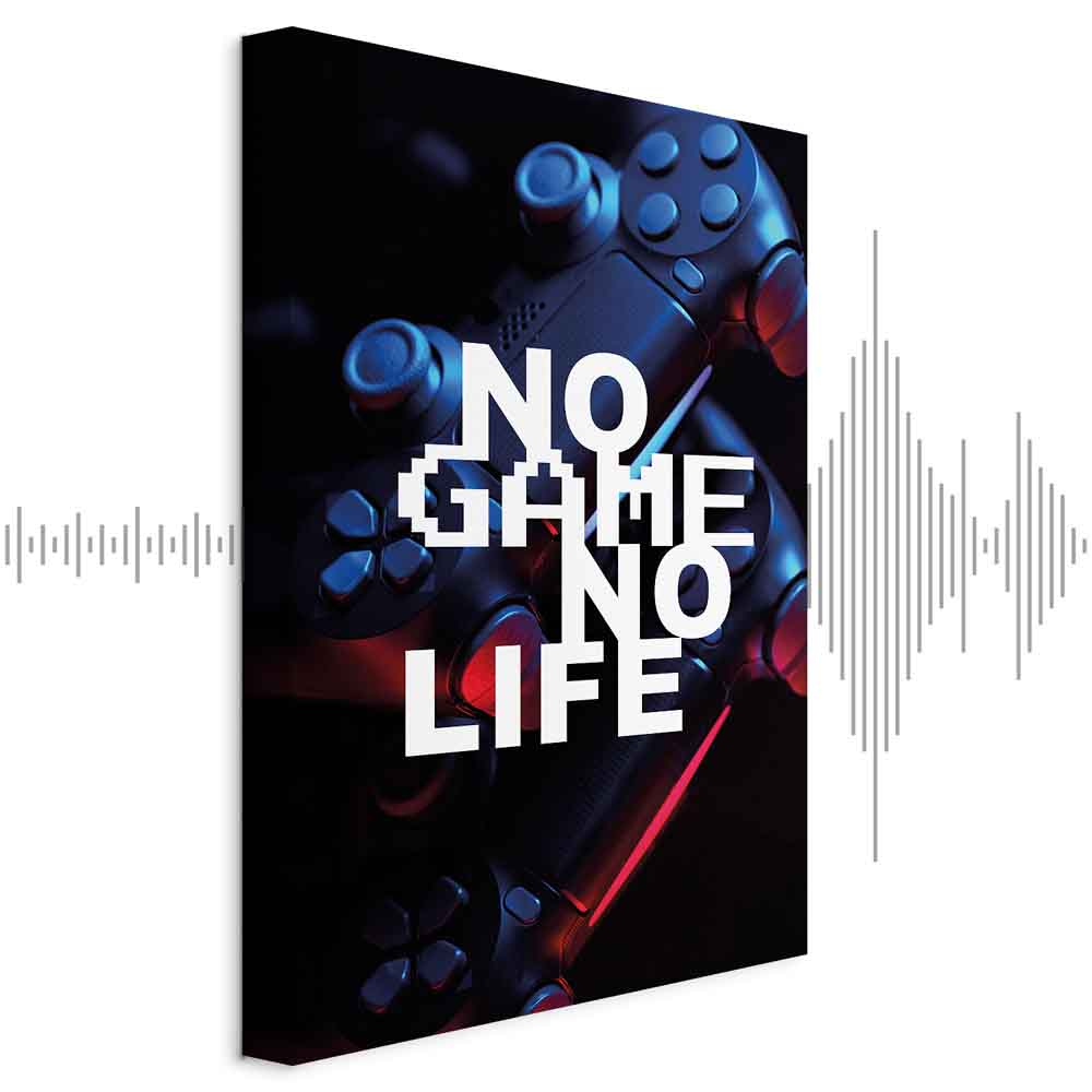 No Game No Life Anime Gaming Vertical Canvas Print