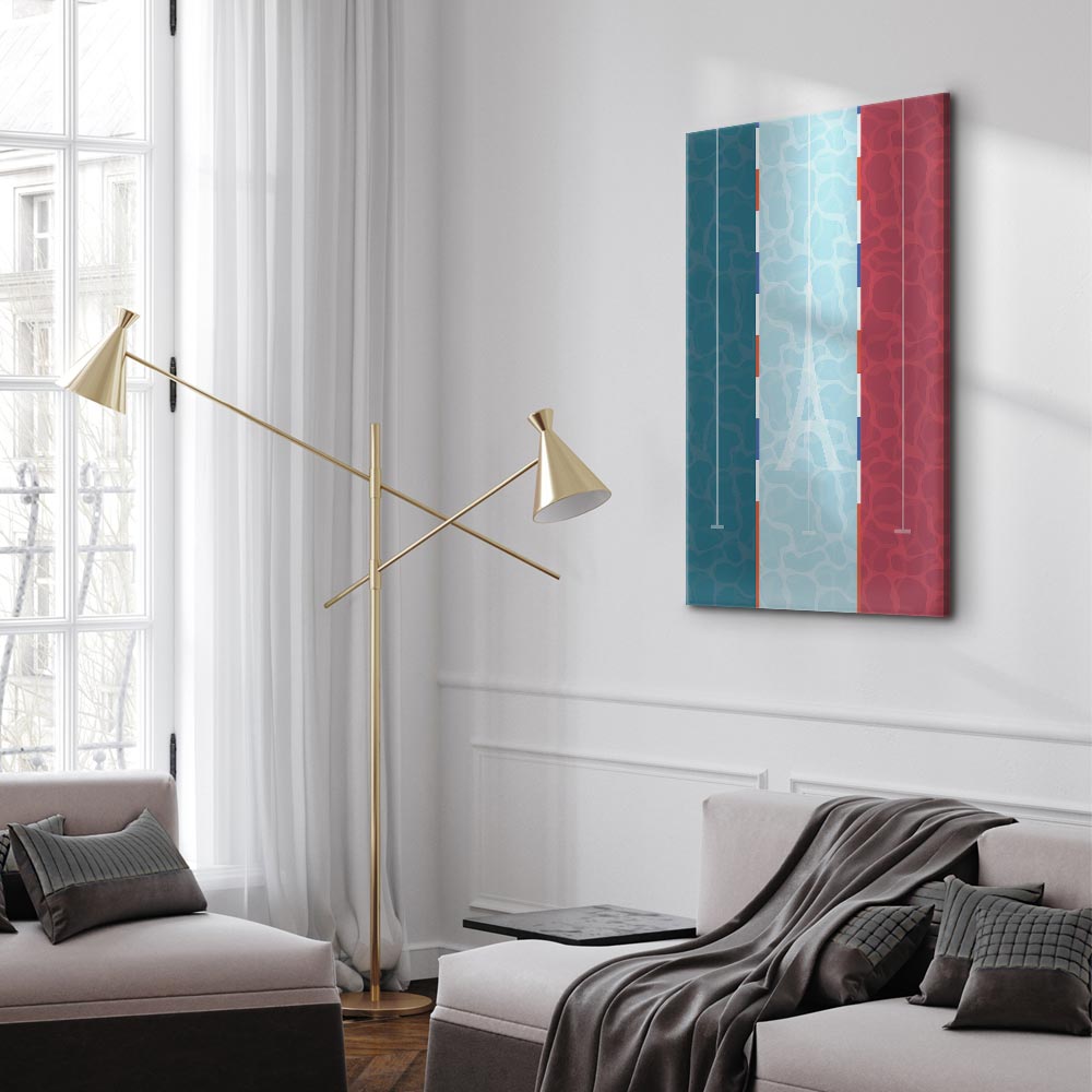 Canvas Print Abstract Swimming Pool Graphic